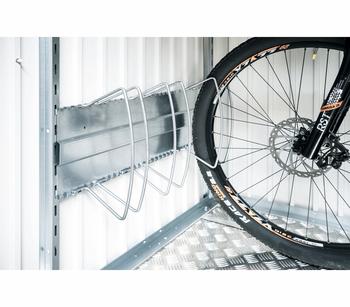 Biohort Fahrradständer bikeHolder, Silber - Metall