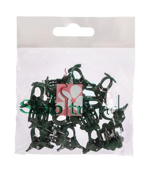 Stabtrend Orchideenclips, grün, 15 Stück - Kunststoff