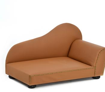 Silvio Design Heimtierottomane, ca. B75/H40/T39 cm, Braun - Kunstleder
