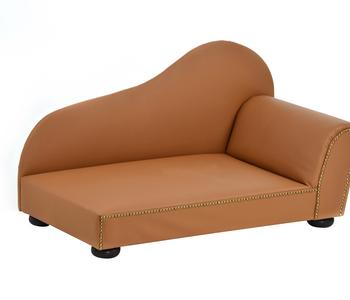 Silvio Design Heimtierottomane, ca. B75/H40/T39 cm, Braun - Kunstleder