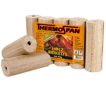 Thermospan Holzbriketts rund, 10 kg