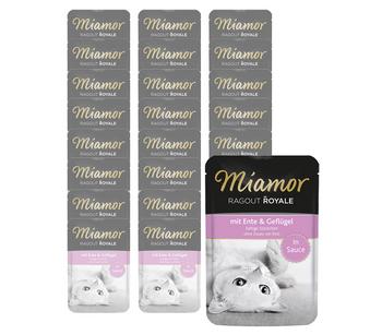 Miamor Nassfutter für Katzen Ragout Royale in Sauce, 22 x 100 g