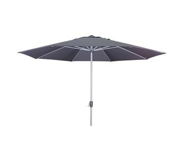 Doppler Kurbelschirm Active, rund, ca. Ø380 cm, Dunkelgrau - Aluminium / Polyester