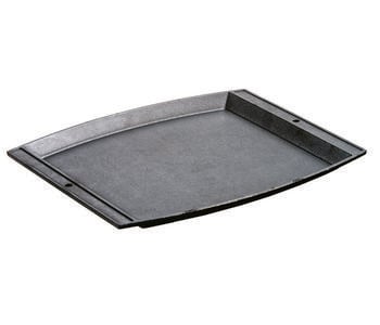 Lodge Gusseisen-Grillplatte Jumbo Sizzlin, Schwarz - Gusseisen