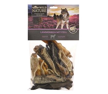 Dehner Wild Nature Hundesnack Lammohren mit Fell, 200 g