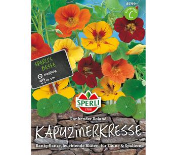 SPERLI Samen Kapuzinerkresse 'Rankender Roland', Gelb / Orange Dunkelrot