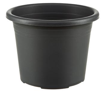 Dehner Kunststoff-Blumentopf Pflanzkübel Cylindro, rund, Anthrazit - Kunststoff
