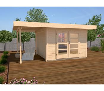 Weka Designhaus 126 A, Gr. 1, ca. B500/H225/T316 cm, Natur - Holz