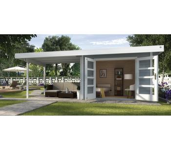 Weka Designhaus 126 B, Gr. 2, ca. B645/225/T377 cm, Hellgrau