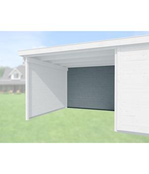 Weka Rückwand für Anbauten, 150 cm, Grau - Holz