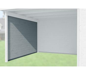 Weka Seitenwand für Anbauten, 150 cm, Grau