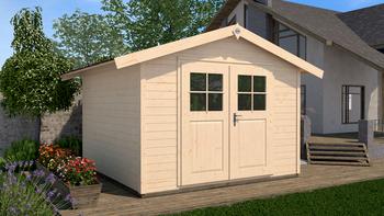 Weka Gartenhaus 122 Gr. 4, ca. B380/H253/T274 cm