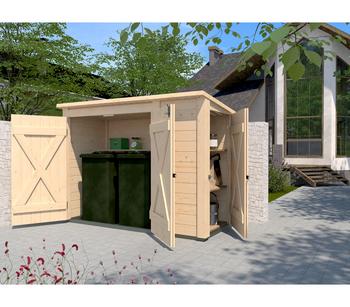 Weka Multibox 367, ca. B215/H152/T95 cm, Natur - Holz
