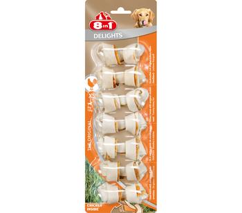 8in1 Hundesnack Delights Kauknochen