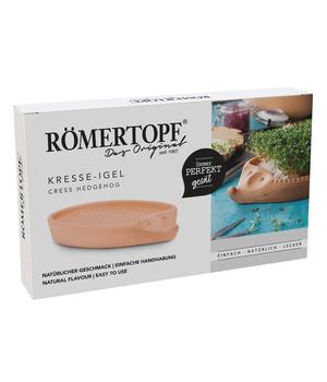2 x Römertopf Kresse-Igel inkl. Saatgut, Terrakotta - Ton - Mindestbestellmenge: 2 Stk.