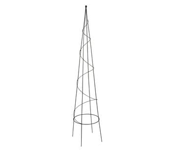 Metall-Obelisk Oxford von Dehner, Grau - Metall