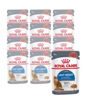 ROYAL CANIN® Nassfutter für Katzen Light Weight Care in Soße, 12 x 85 g