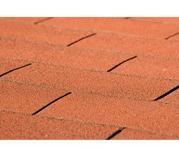 Weka Dachschindeln rechteckig, 3 m², Rot - Bitumen