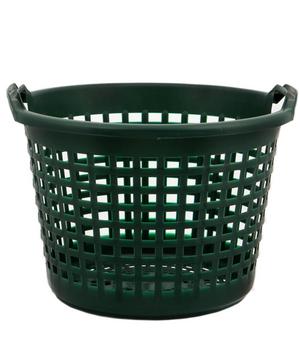 JOPA Kunststoff-Gartenkorb, grün, ca. Ø45/H31 cm
