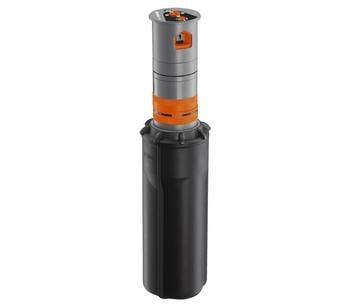 GARDENA Sprinklersystem Turbinen-Versenkregner T 380, Grau / Orange Schwarz