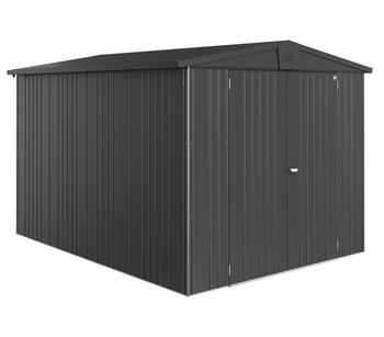 Biohort Gerätehaus Europa 6, ca. B244/H203/T300 cm, Dunkelgrau - Stahl