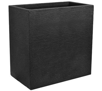 Dehner Kunststoff-Raumtrenner Palermo, rechteckig, anthrazit, ca. B60/H60/T26 cm