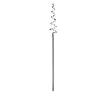 Orchideenstab aus Glas von Dehner, Transparent -