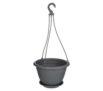 Geli Kunststoff-Hängeampel Galicia, Ø 30 x 19 cm