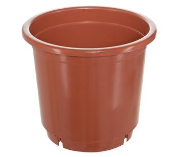 Geli Kunststoff-Containertopf Fiore, rund, terrakotta