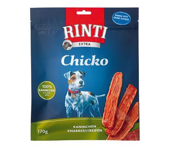 2 x Rinti Extra Hundesnack Chicko Kaninchenstreifen - Mindestbestellmenge: 2 Stk.