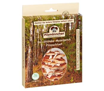 Pilzmännchen Bio Pilzzuchtset Shiitake-Myzelpatch