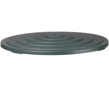 ICS Kunststoff-Deckel für Regentonne 500 l, rund, dunkelgrün - Kunststoff