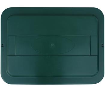ICS Kunststoff-Deckel für Regentonne 200/300 l, dunkelgrün - Kunststoff