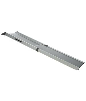 Trixie Teleskop-Hunderampe, ca. B43/T100-183 cm, Grau - Aluminium, Kunststoff