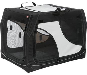 Trixie Hundetransportbox Vario, schwarz/grau - Metall / Polyester