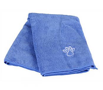 Trixie Handtuch, ca. B50/T60cm, Blau - Mikrofaser