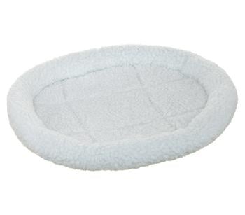 Trixie wendbares Kuschelbett, oval, ca. B47/T38 cm, Rot / Weiß - Nylon Polyester