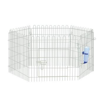 Trixie natura Freilaufgehege, ca. B63/H60/T63 cm, Silber - Metall