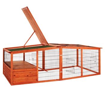 Trixie Freigehege XL für Kaninchen, Braun