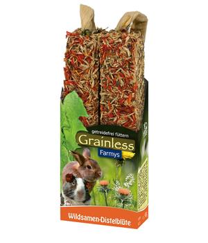 JR FARM Nagersnack Grainless Farmys Wildsamen-Distelblüten