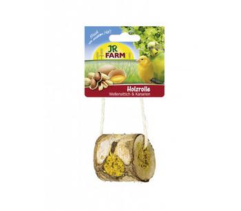 JR FARM Vogelsnack Holzrolle Wellensittich & Kanarien, 150 g