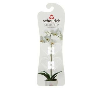Scheurich Orchideen-Clip, 2 Stk., Transparent - Kunststoff