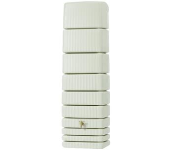 4rain Wandtank Slim, 650 l, Beige - Kunststoff