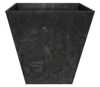 Artstone Kunststoff-Topf Ella, Schwarz - Kunststoff