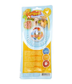DeliBest Sensi Pet Nassfutter für Hunde Adult, Fleischrolle, 2 x 400 g