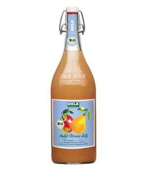 KELA Apfel & Birne 100 % Bio-Direktsaft, 1 L