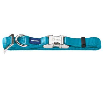 Dehner Premium Halsung Saphir, Alu, Türkis - Nylon