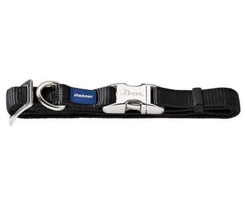 Dehner Premium Halsung Saphir, Alu, Schwarz - Nylon