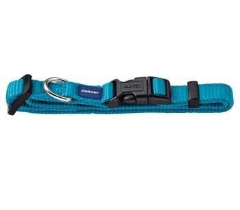 Dehner Premium Halsung Saphir, Türkis - Nylon