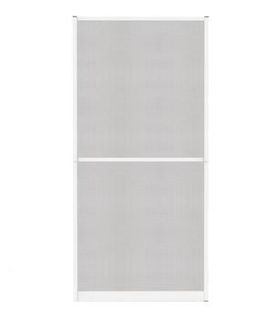 Hecht Fliegengitter Tür Master SlimPlus, ca. B120/H240 cm, Weiß - Aluminium / Textilien